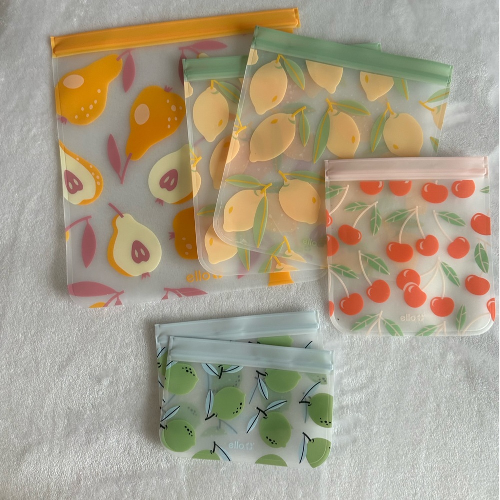 6 Ello reusable lunch bags. NWOT